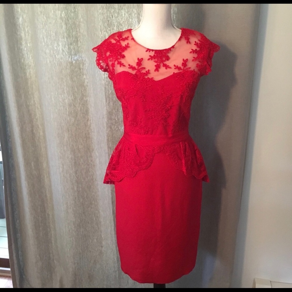 Red dress